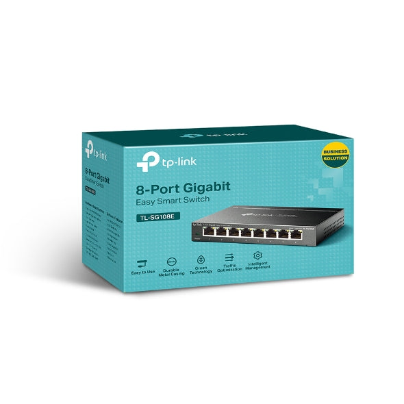TP-Link 8-Port Gigabit Easy Smart Switch - TL-SG108E