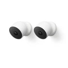 Google Nest Cam Battery Pro, Indoor/Outdoor Battery, 2-Pack, White (GA01894-CA)