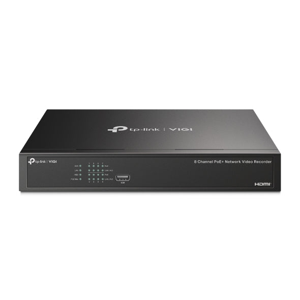 TP-Link VIGI NK4P-T4425-2T 6 x 4MP Full-Color Turret IPC  & 8 Channel PoE+ NVR KIT with 2TB HDD