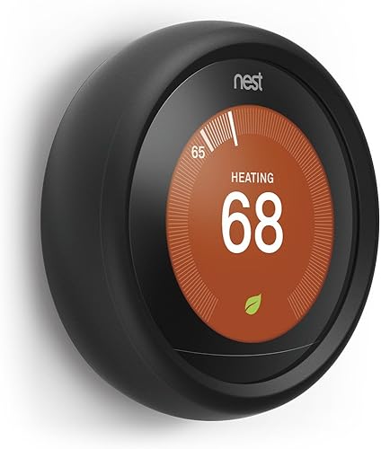 Google Nest Learning Thermostat, 3rd Gen, Black (T3016CA)