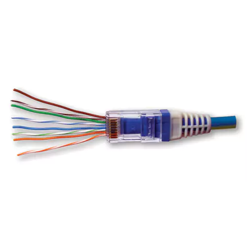 Platinum Tools EZ-RJ45 Cat6+ Connector. 100/Jar - PLA-202010J