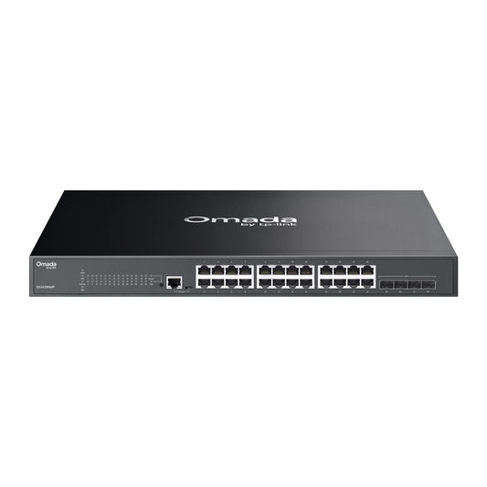 TP-Link JetStream 24-Port Gigabit PoE+ and 4-Port 10GE SFP+ L2+ Managed Switch  - TL-SG3428XMP
