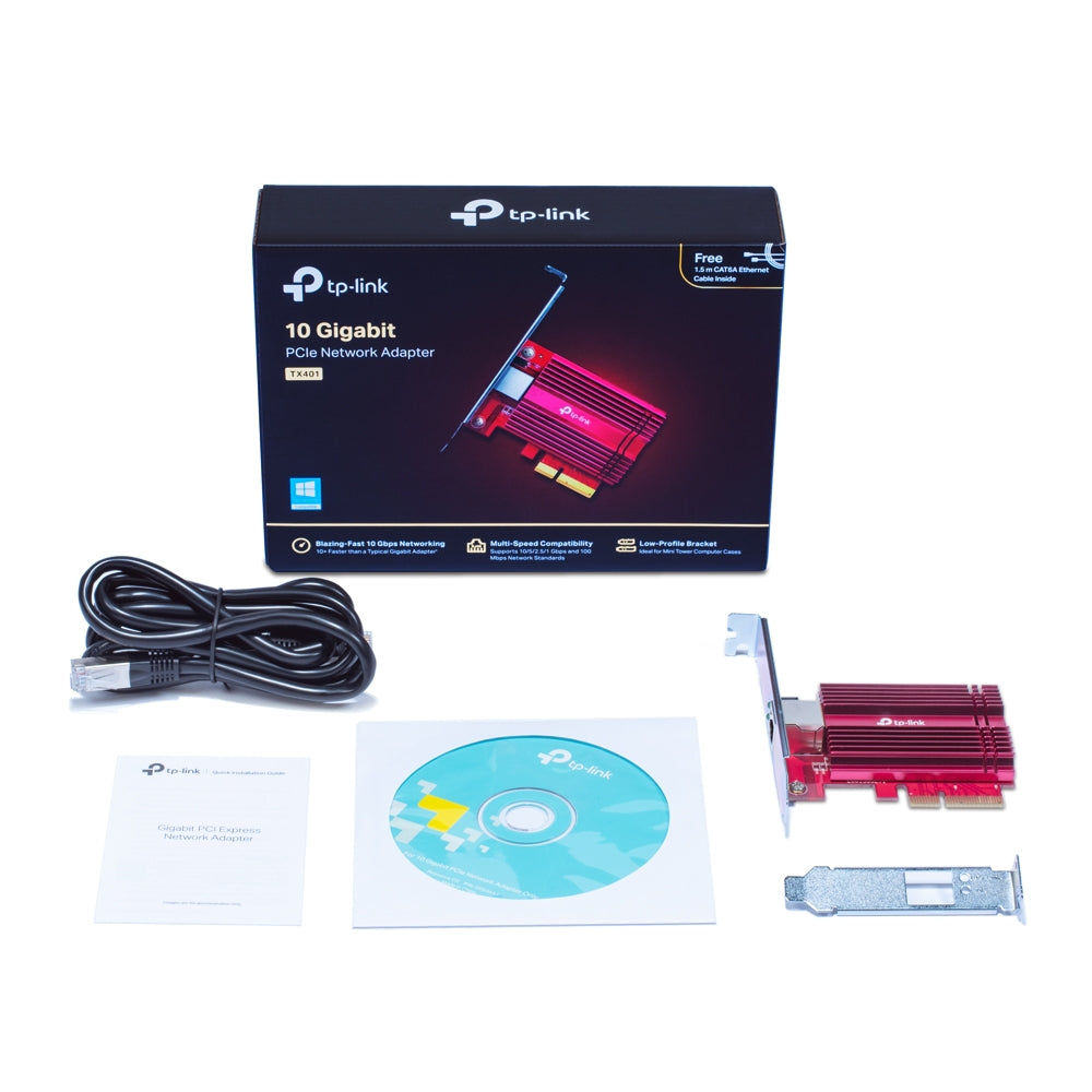 TP-Link 10 Gigabit PCIE Network Adapter - TX401