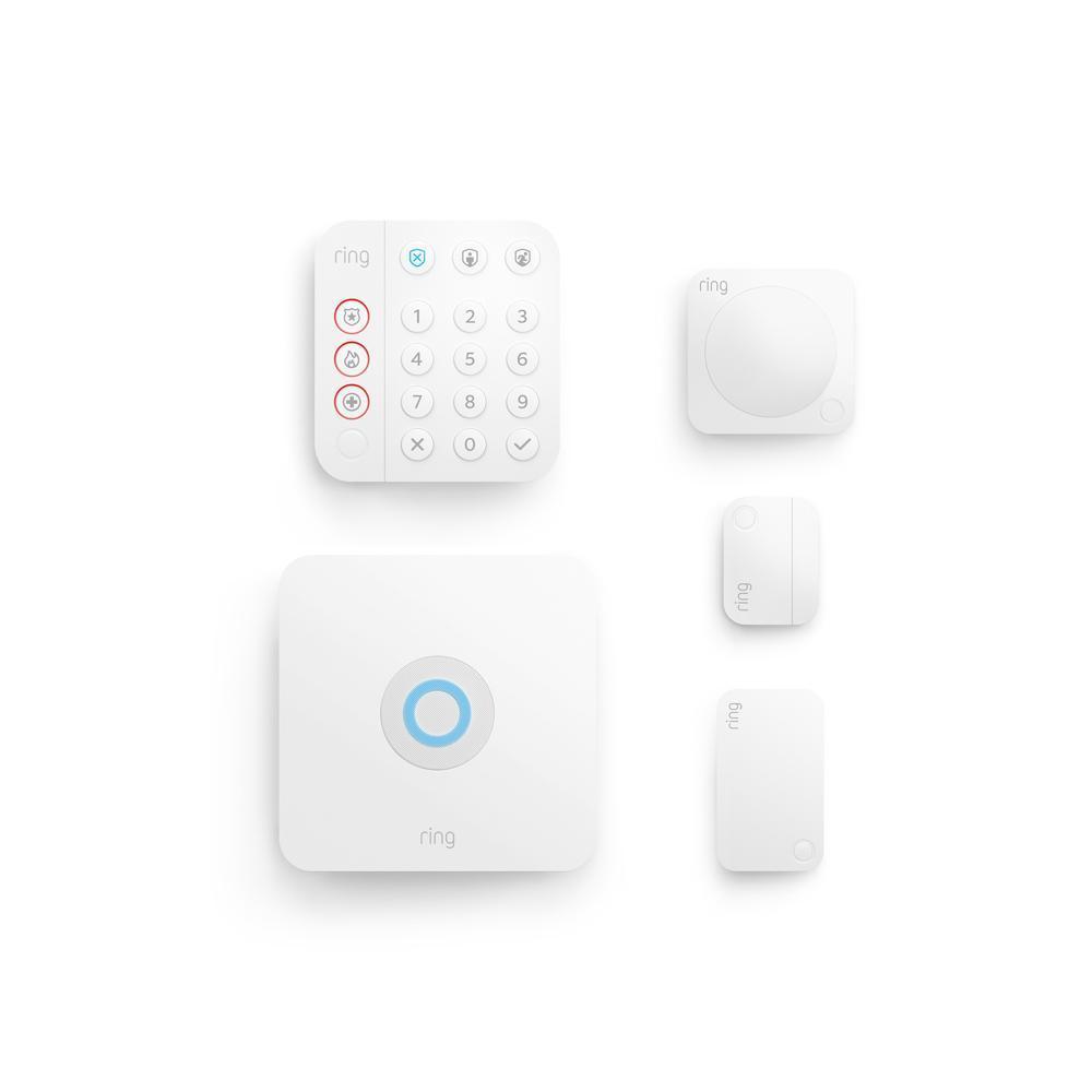 Ring Alarm Security System 5 Piece Kit (2nd Gen), Works with Alexa