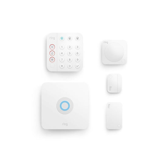 Ring Alarm Security System 5 Piece Kit (2nd Gen), Works with Alexa